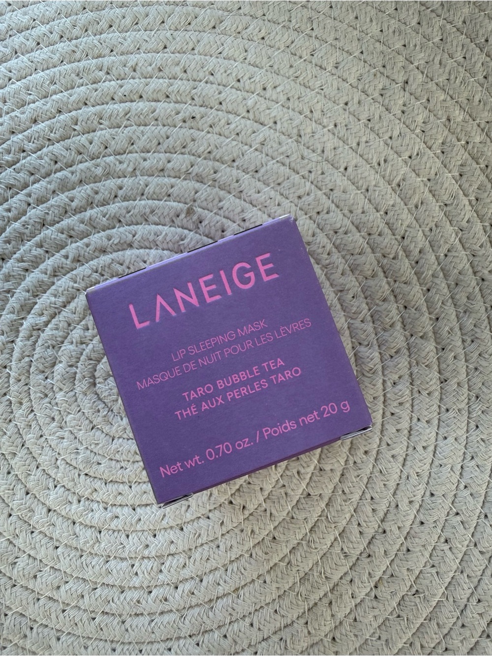 LANEIGE Lip Sleeping Mask - Purple with Pink Lettering